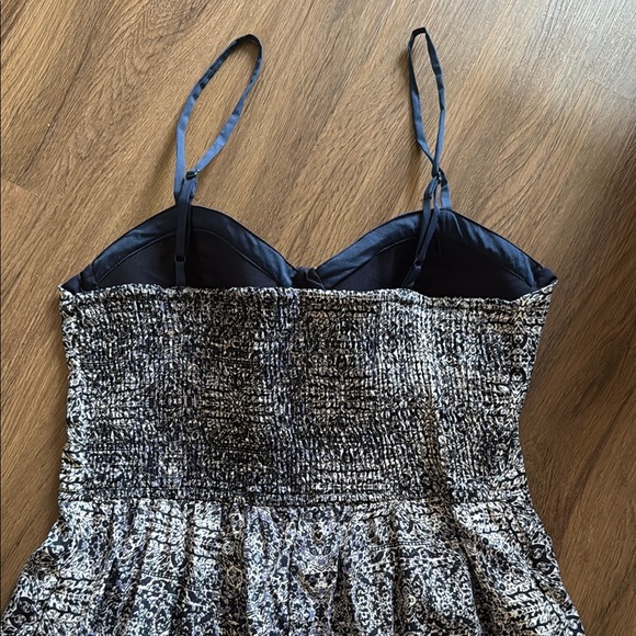 Band of Gypsies Blue and White Patterned Jumpsuit - Picture 3 of 8